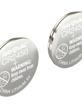 RAYOVAC KECR2450-2A 3-Volt Lithium Keyless Entry Battery (2 pk; CR2450 Size)