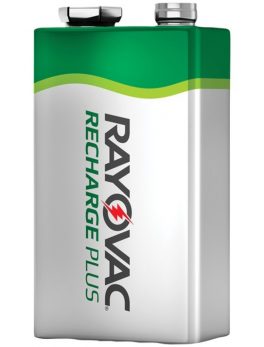 RAYOVAC PL1604-1 GENB Ready-to-Use NiMH Rechargeable Batteries (9V; 200mAh, Single)