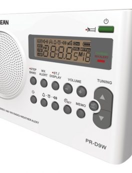 Sangean PR-D9W AM/FM/NOAA Weather Alert Rechargeable Radio