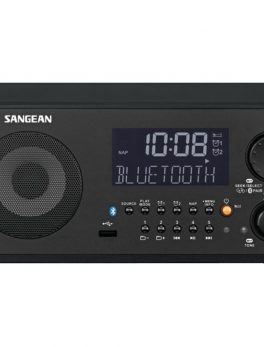 Sangean WR22BK FM-RBDS/AM/USB Bluetooth Digital Tabletop Radio with Remote