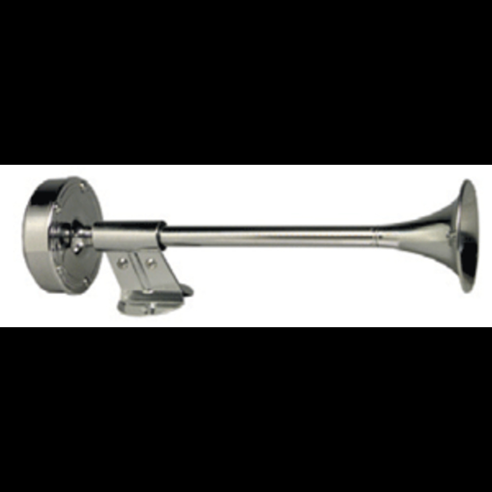 Schmitt and amp; Ongaro Deluxe All-Stainless Shorty Single Trumpet Horn - 12V