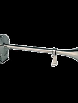 Schmitt and amp; Ongaro Deluxe All-Stainless Single Trumpet Horn - 12V
