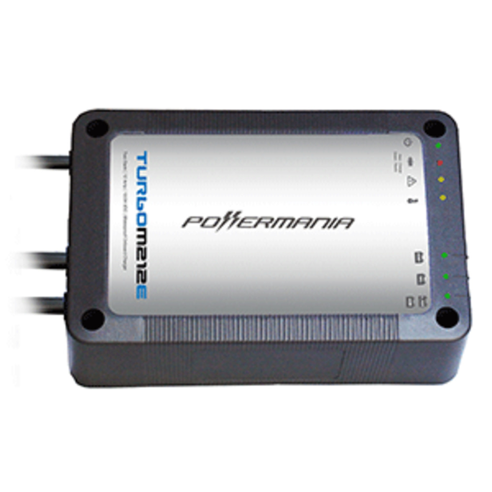 Powermania Turbo M212E - Dual Bank Waterproof Onboard Charger - 12/24V DC - 12 Amp