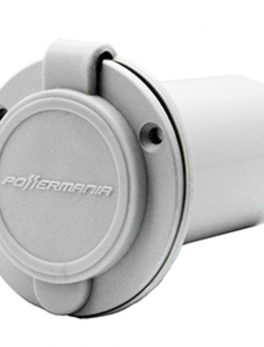 Powermania AC Plug Port - White