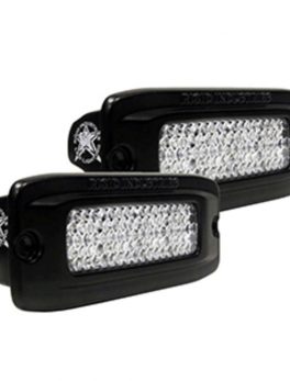 RIGID Industries SR-Q PRO Back Light Kit - Flush Mount Diffused - Pair - Black