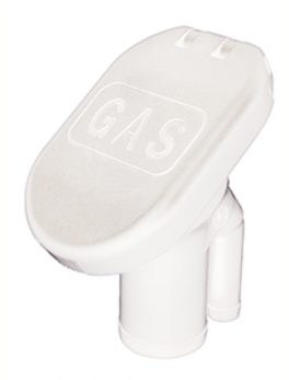Perko Sealed Flip Top Cap Fills f/1-1/2" Hose - White