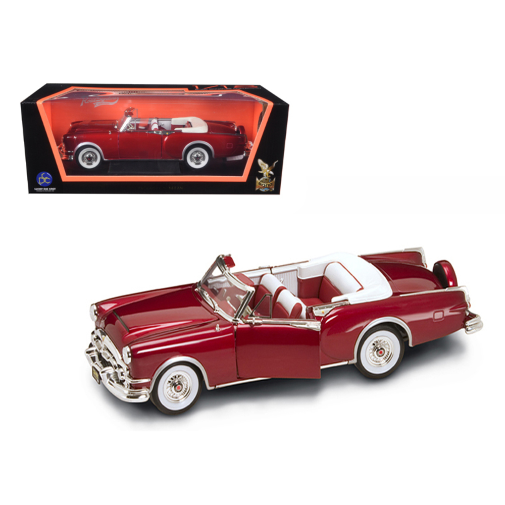 1953 Packard Caribbean Red 1/18 Diecast Model Car by Road Signature 92798r