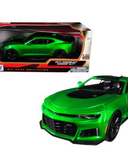 2017 Chevrolet Camaro ZL1 Metallic Green 1/24 Diecast Car Model by Motormax 79351GRN