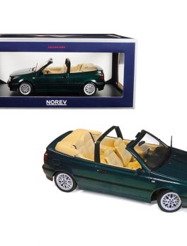 1995 Volkswagen Golf Cabriolet Green Metallic 1/18 Diecast Model Car by Norev 188431