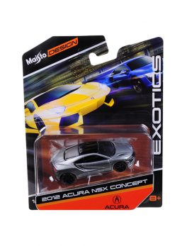 2012 Acura NSX Gray Exotics 1/64 Diecast Model Car by Maisto 15494-16NSX
