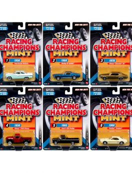 2017 Mint Release 3 Set A Set of 6 Cars 1/64 Diecast Model Cars by Racing Champions RC005A