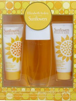 Sunflowers Edt Spray 3.3 Oz and Body Lotion 3.3 Oz and Cream Cleanser 3.3 Oz For Women