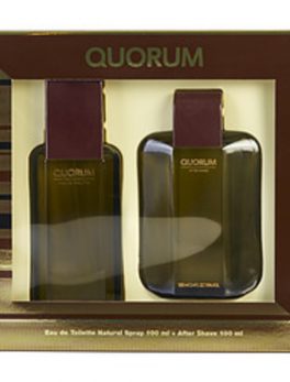 Quorum Edt Spray 3.4 Oz and Aftershave 3.4 Oz For Men
