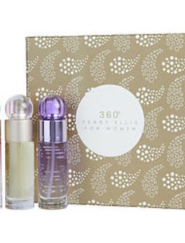 Perry Ellis 360 Variety Perry Ellis 360 Edt and Perry Ellis 360 Coral Eau De Parfum and Perry Ellis 360 Purple Eau De Parfum And All Are Spray 1 Oz For Women
