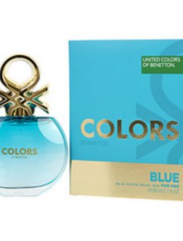 Colors De Benetton Blue Edt Spray 2.7 Oz For Women