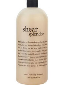 Philosophy Shear Splendor Extra Rich Daily Shampoo--32oz For Women