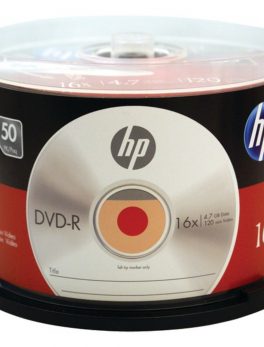 HP DM16050CB 4.7GB 16x DVD-R (50-ct Cake Box Spindle)
