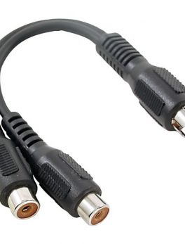 RCA AH25R RCA Y-Adapter (1 Male to 2 Females)