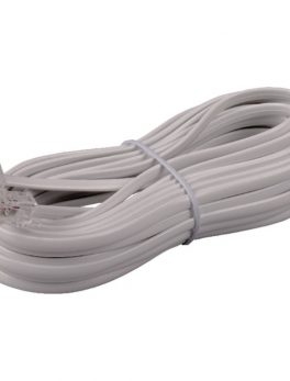 RCA TP243WHR White Phone Line Cord (25ft)