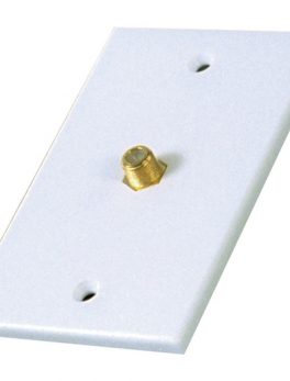 RCA VH61R Single Coaxial In-Line Wall Plate