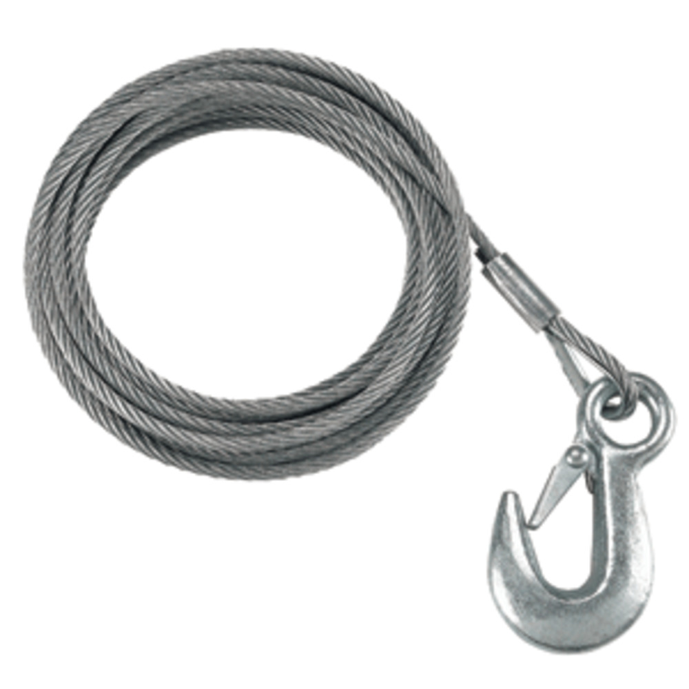 Fulton 3/16" x 25" Galvanized Winch Cable - 4,200 lbs. Breaking Strength