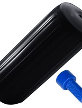 Polyform HTM-2 Hole Through Middle Fender 8.5" x 20.5" - Black w/Air Adapter