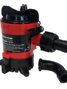 Johnson Pump 1000 GPH Bilge Pump 3/4" 12V Dura Ports