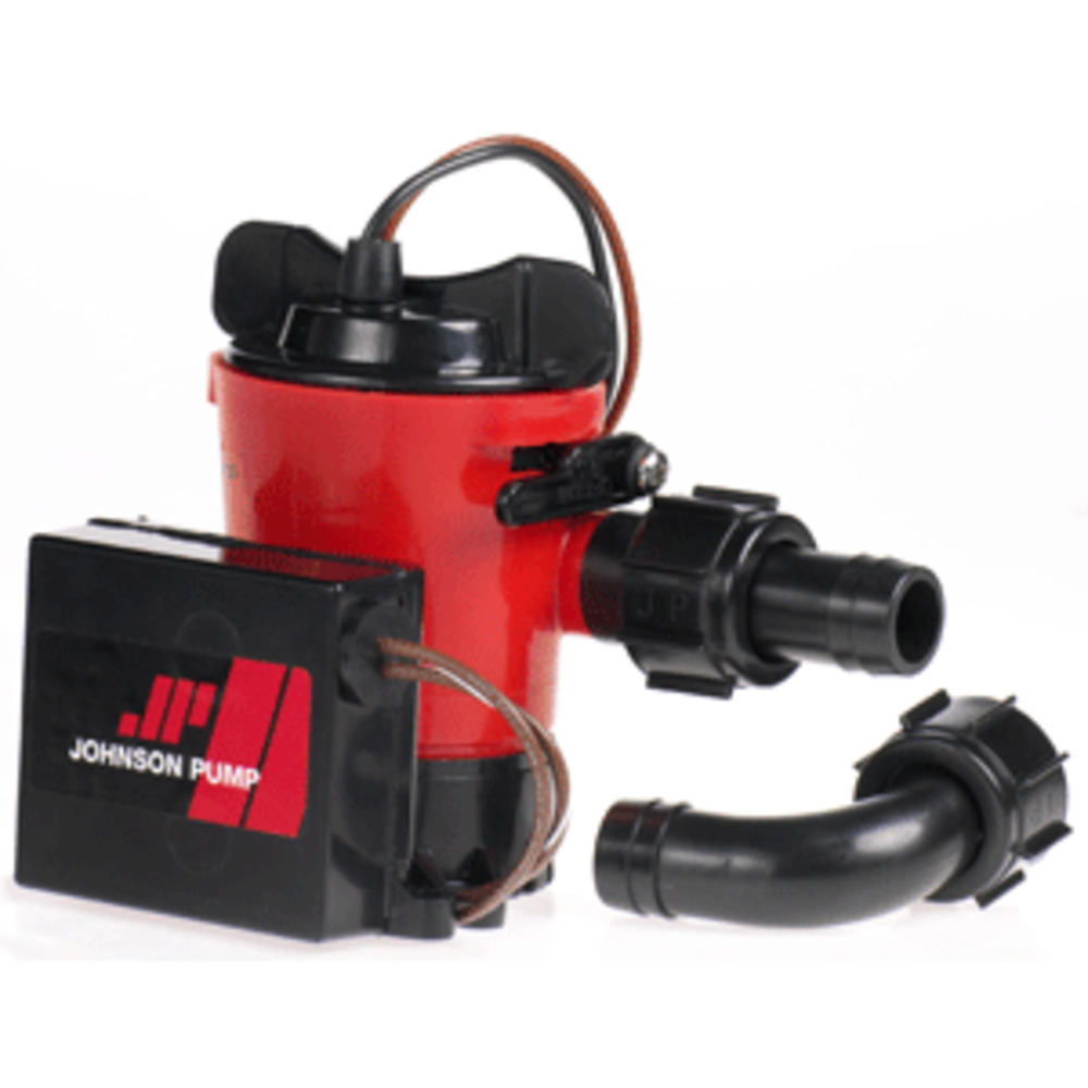 Johnson Pump 500 GPH Auto Bilge Pump 3/4" Hose 12V Dura Port