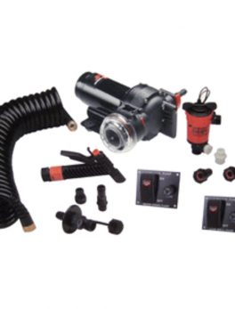 Johnson Pump Aqua Jet 5.2 GPH Wash Down/550 Live Well Kit