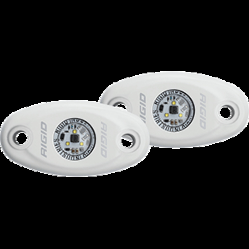RIGID Industries A-Series White High Power LED Light - Pair - Natural White