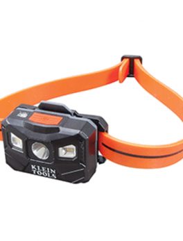 Klein Tools Rechargeable Auto-Off Headlamp w/USB - Black/Orange