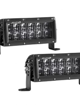 RIGID Industries SAE Compliant E-Series 6" Light Bar - Pair - Black