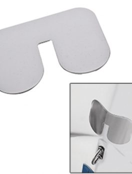 Megaware ScuffBuster Standard with Notch - 5.75" x 4.5" - Notched Bowguard - 22G - Stainless Steel