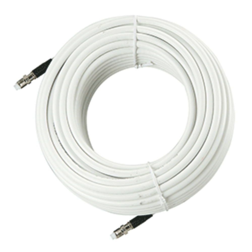Glomex 6M - 20 and #39; RB-8X Coax f/Glomeasy VHF Antennas - White