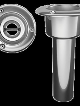 Mate Series Stainless Steel 0 and deg; Rod and amp; Cup Holder - Open - Round Top
