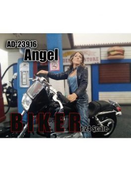 Biker Angel Figure For 1:24 Scale Models by American Diorama 23916
