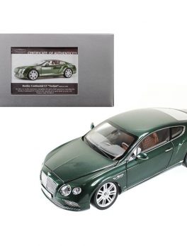 2016 Bentley Continental GT LHD Verdant Green 1/18 Diecast Model Car by Paragon 98222