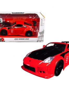 2003 Nissan 350Z Red JDM Tuners 1/24 Diecast Model Car by Jada 99110
