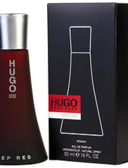 Hugo Deep Red Eau De Parfum Spray 1.6 Oz For Women