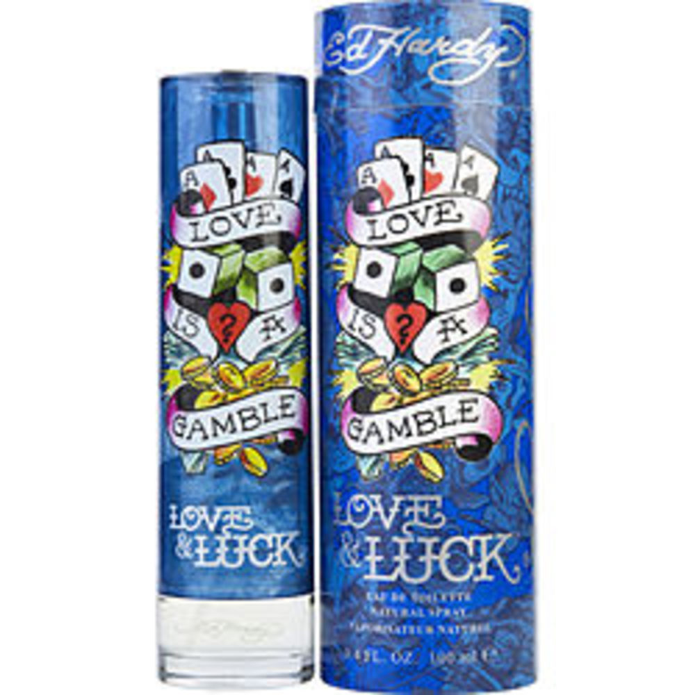 Ed Hardy Love and Luck Edt Spray 3.4 Oz For Men