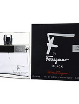 F By Ferragamo Pour Homme Black Edt Spray 3.4 Oz For Men