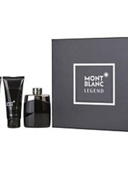 Mont Blanc Legend Edt Spray 3.3 Oz and Aftershave Balm 3.3 Oz and All Over Shower Gel 3.3 Oz For Men