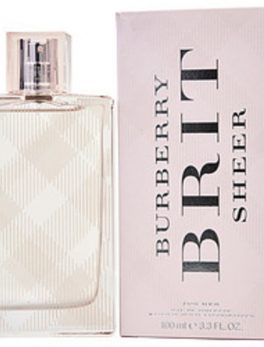 Burberry Brit Sheer Edt Spray 3.3 Oz (new Packaging) For Women