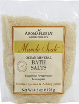 Muscle Soak Ocean Mineral Bath Salt Packet 4.5 Oz Eucalyptus, Peppermint, And Lemongrass For Anyone
