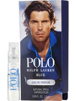 Polo Blue Eau De Parfum Spray Vial On Card For Men
