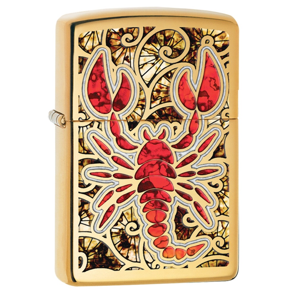 Zippo HP Brass Fusion Scorpio Lighter