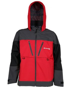 Compass 360 D300 HydroTek Rain Parka-Red/Black/Slate-SM