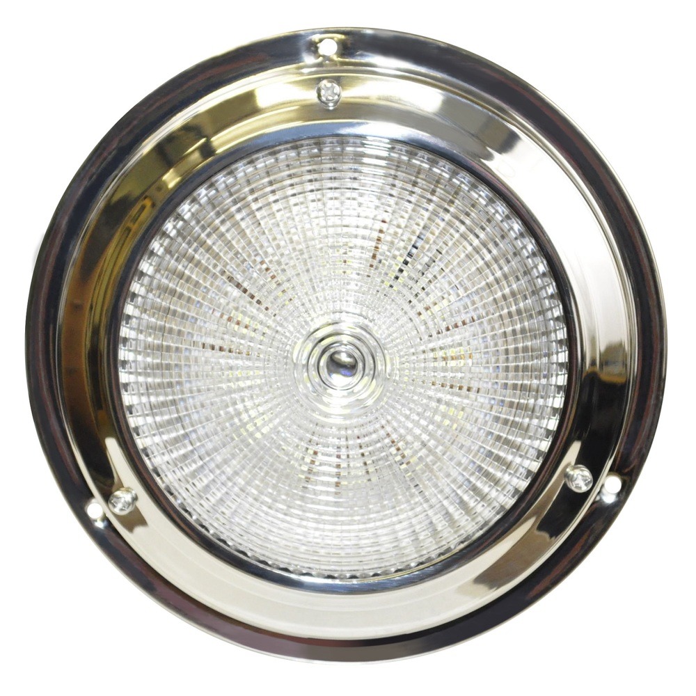 SeaSense 5-1 2in Dome 18 LED White Stainless Steel Light