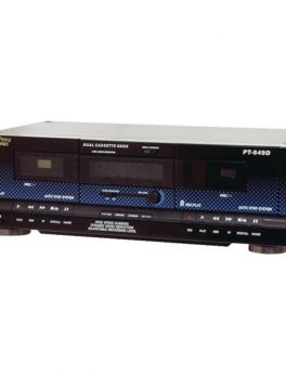 Pyle PT649D Dual Cassette Deck