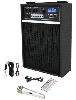 Pyle Pro PWMAB250BK 300-Watt Bluetooth 6.5" Portable PA Speaker System